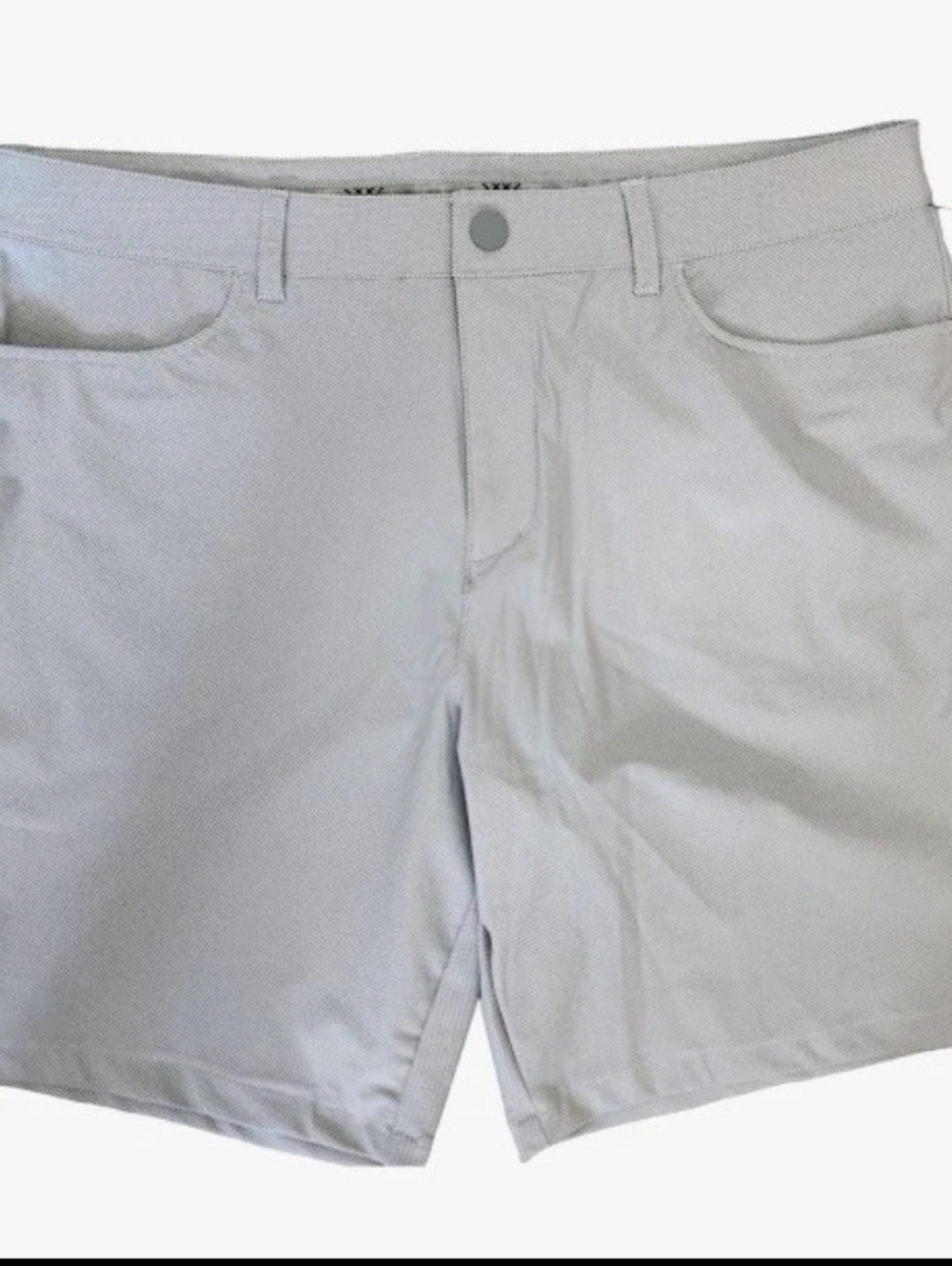 Rhone Momentum Performance 9" Golf Shorts Mens Grey